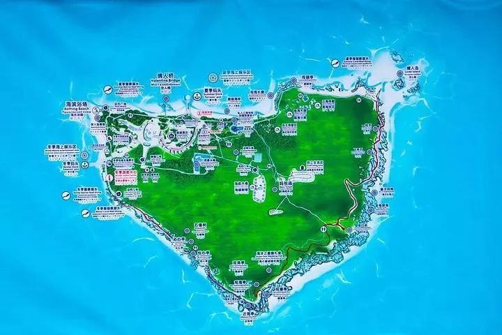 世界五彩斑斓 有中国保护最完好的生态珊瑚礁 蜈支洲岛地处三亚海棠湾