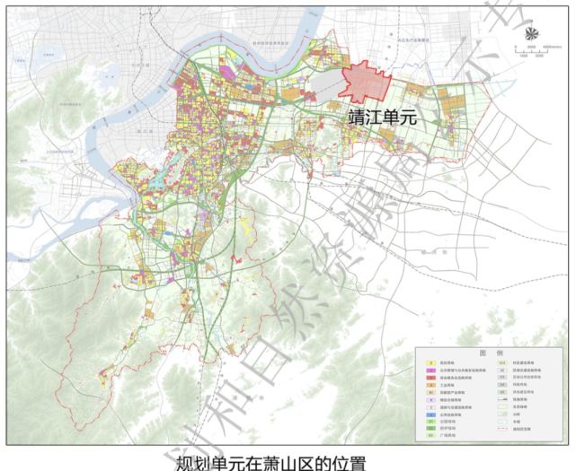 杭州市萧山区靖江单元控制性详细规划