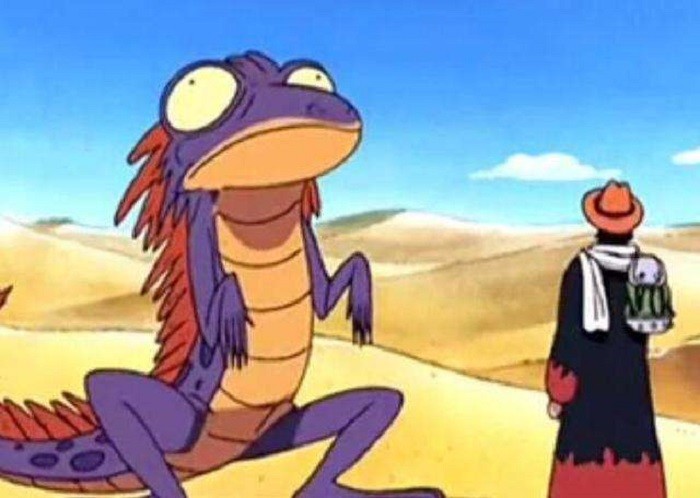 海贼王 剧中的动物模仿者 蜥蜴模仿艾斯 海牛看上了路飞 腾讯新闻