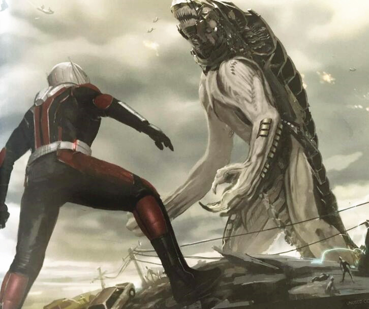 灭霸大军差点多了一头"哥斯拉",体型巨大,蚁人都需要去仰视