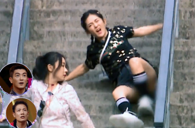 谢娜摔倒,担架1分钟到位,邹市明摔倒求救,工作人员毫无反应