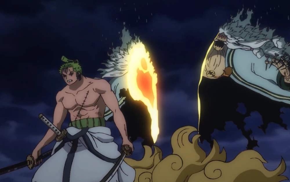 海贼王:索隆和鹰眼的差距还有多大,狂热行动中也有提及