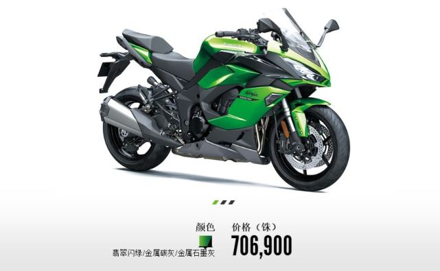 川崎ninja 1000sx近日正式在泰國上市,泰國方面公佈的售價為706,900