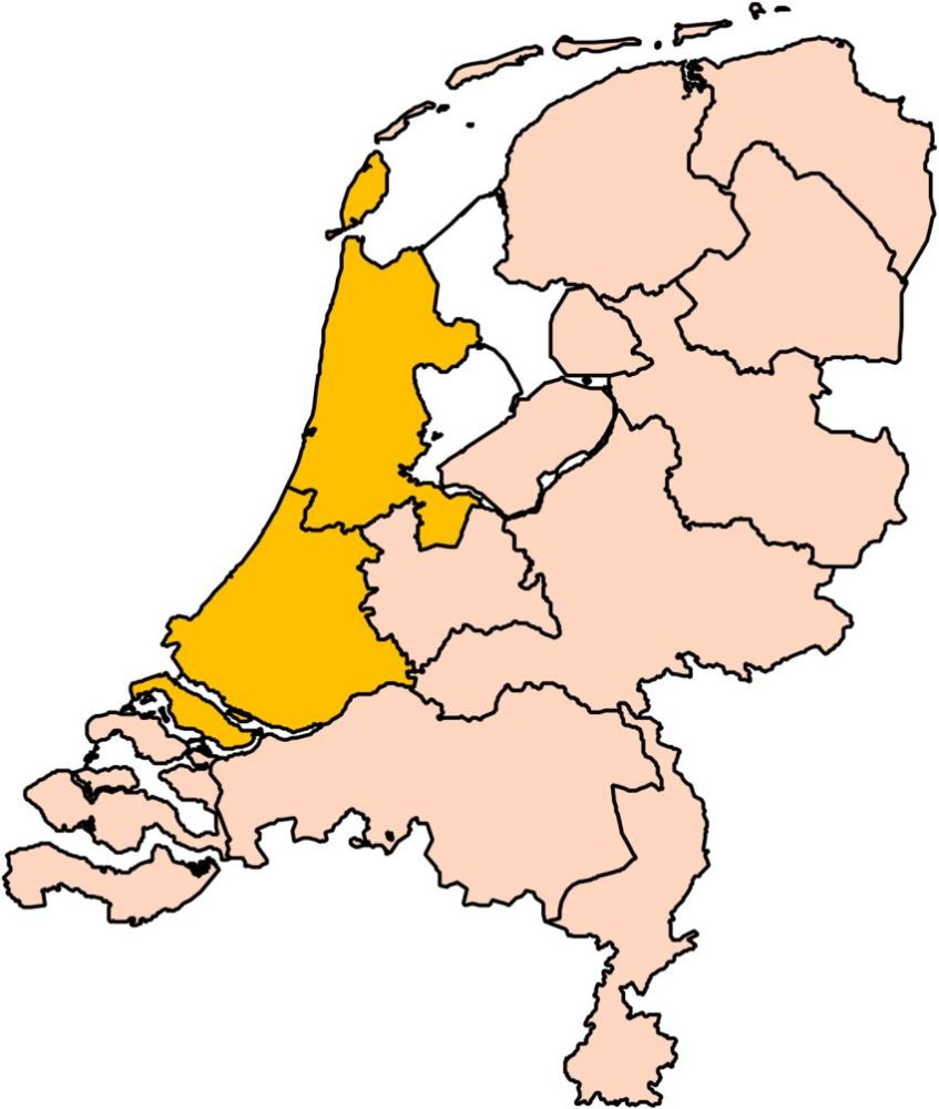 最多,经济最富裕的地区,因此被用来转喻代指尼德兰(netherland)整体