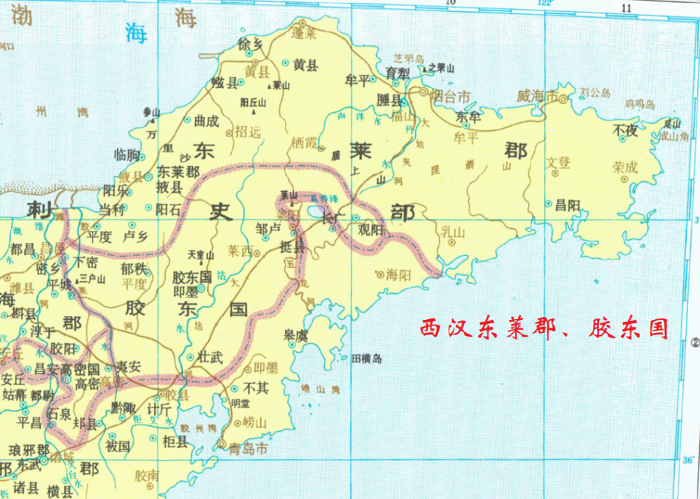 莱州,夏商时期曾为过国,莱国国都所在,春秋战国属