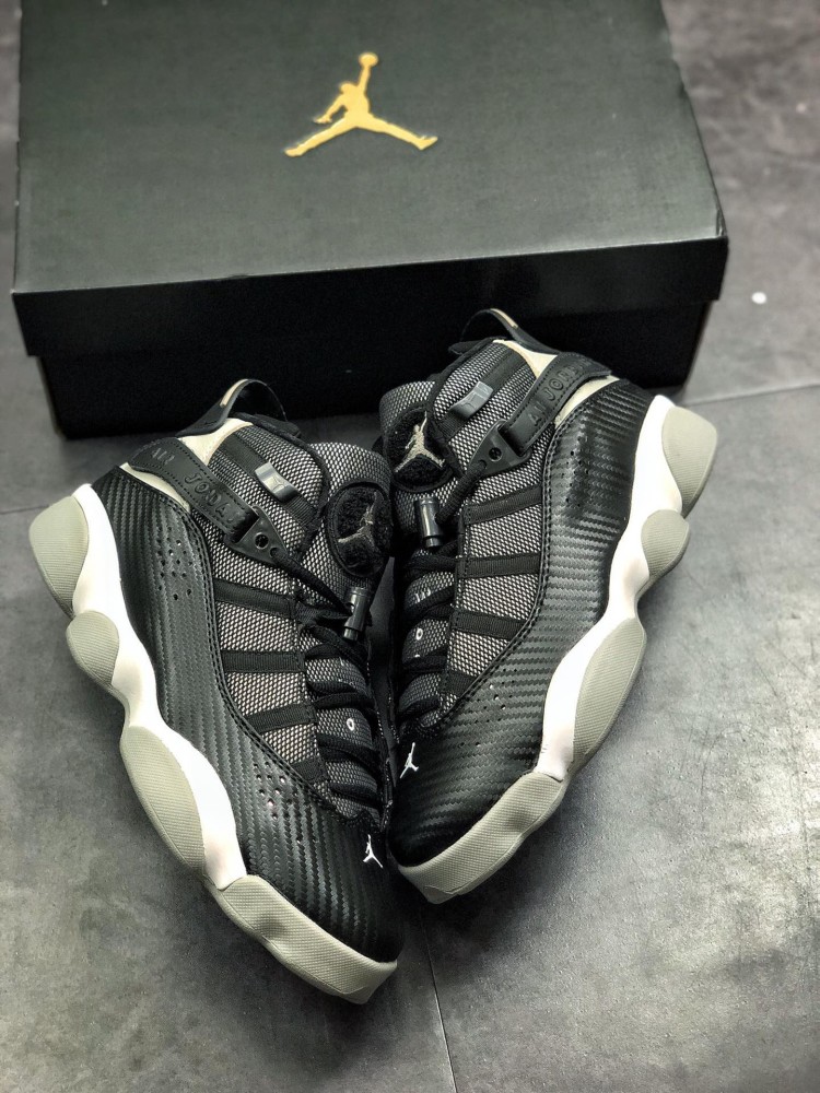 致敬乔丹六冠airjordan6rings黑灰配色开箱测评