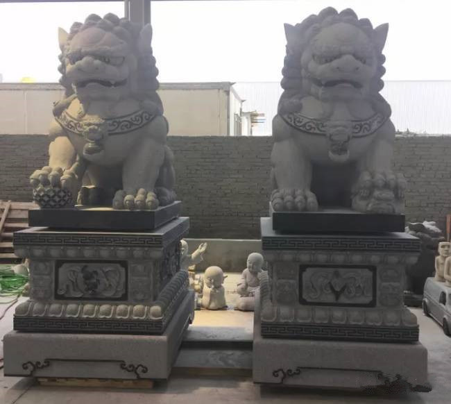 什么样的石雕狮子摆放才合适