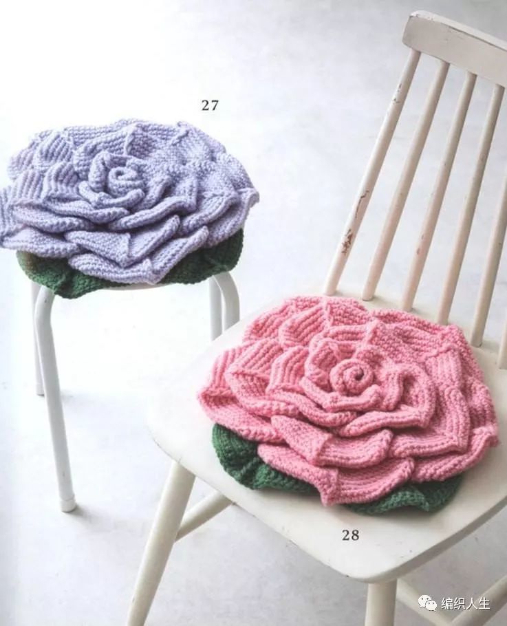 分享一款美美钩花坐垫,如果曾因为不舍得坐而拒绝制作这份美,这款全