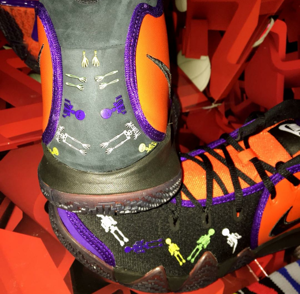 花里胡哨的篮球鞋欧文4— nike kyrie 4 亡灵节