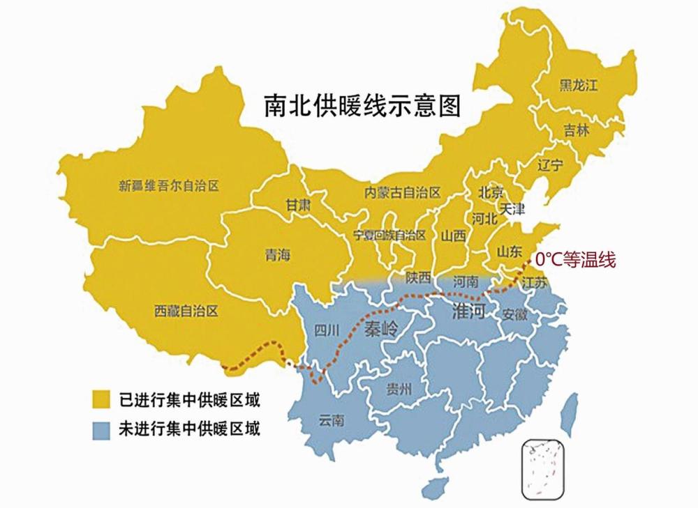 我国北方地区和南方地区的冬天,你觉得哪里比较冷?