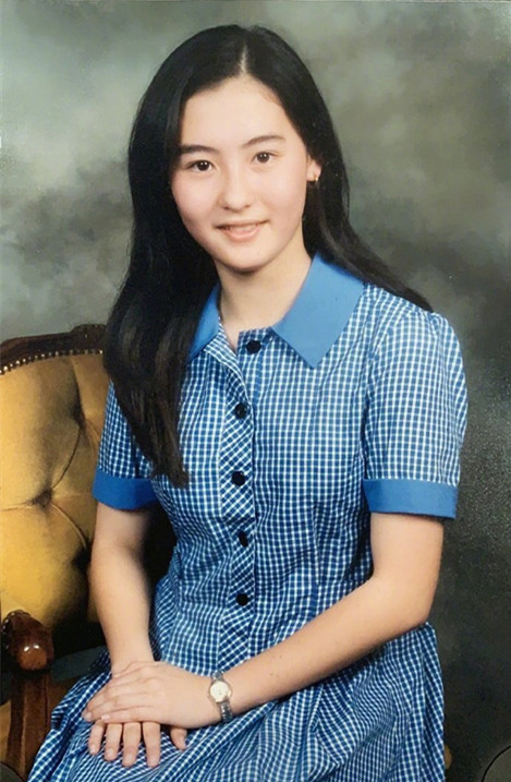 从小美到大?张柏芝晒学生时期证件照,从小到大高颜值没有误差