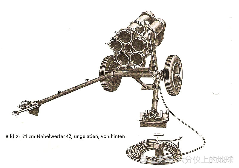 大威力德国210毫米wurfgranate42火箭炮