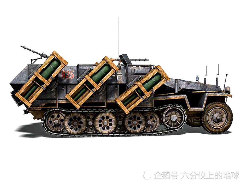 二战兵器全集之大腹便便的德国280毫米和320毫米火箭炮