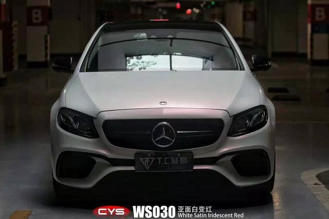 亚面白变红ws030汽车改色贴膜 突出车辆优雅神韵 腾讯新闻