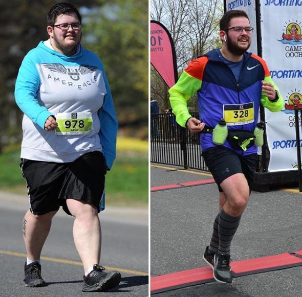 让无数胖子迈开腿的逆袭照片你缺的可能是一个契机