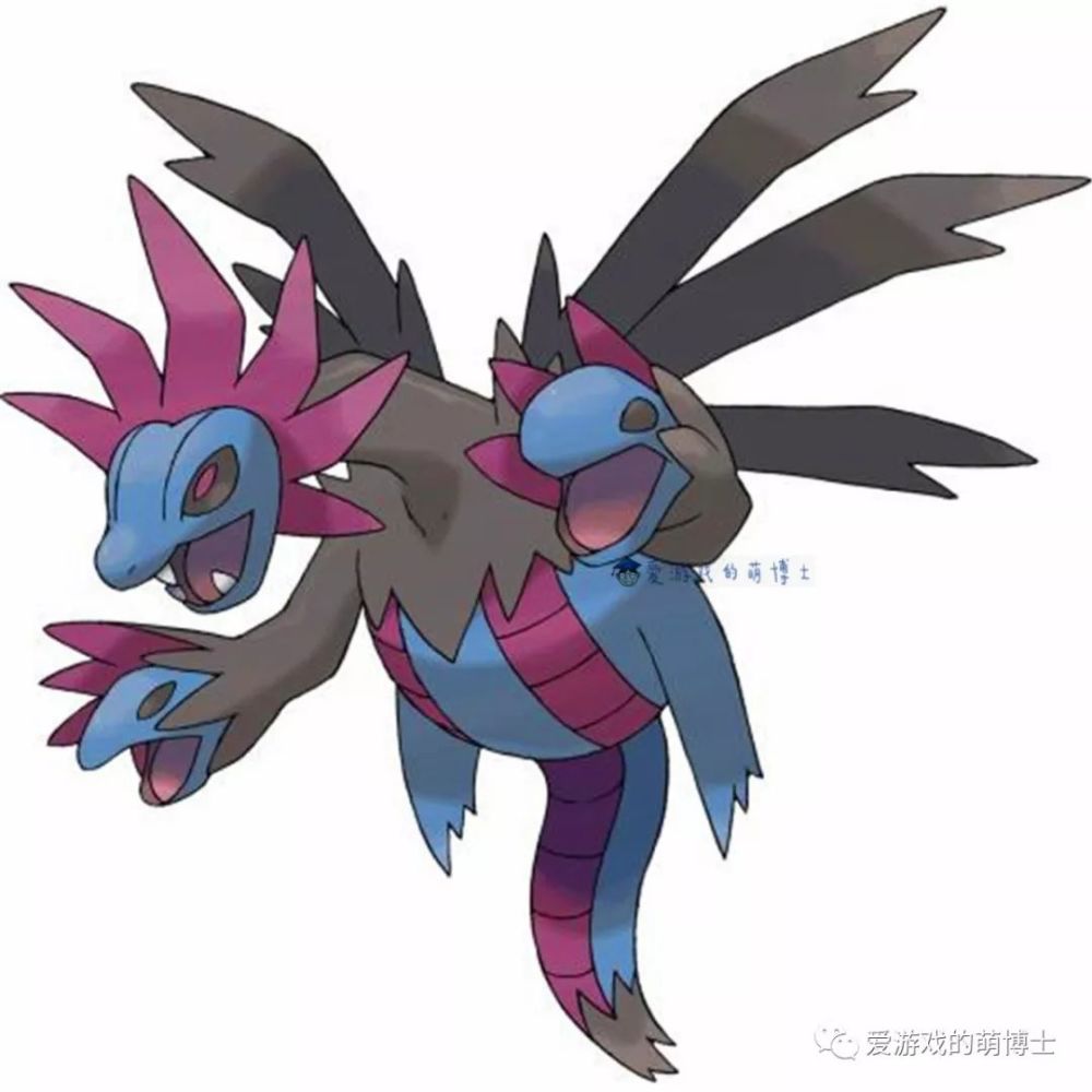 三首恶龙,首次出现于第五世代游戏《精灵宝可梦:黑/白》,属性为恶系