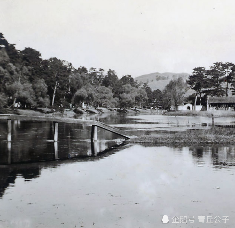 1909年承德避暑山庄老照片群山环抱碧波荡漾