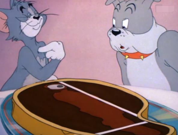 而汤姆的分法,则是自己分到最大块,给狗哥第二大的,杰瑞同样得到了最