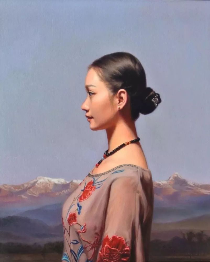 油画|他的作品 重现了古典油画中，如诗一般的美！