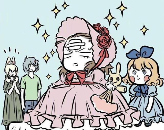 非人哉漫画白泽为接广告变身女装大佬穿的是中国的汉服