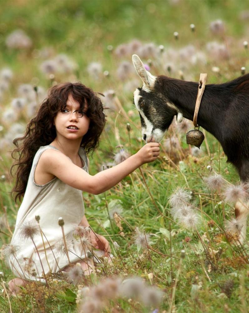 《海蒂和爷爷》天真可爱的海蒂用自己的真诚善良感动和帮助周围的人的
