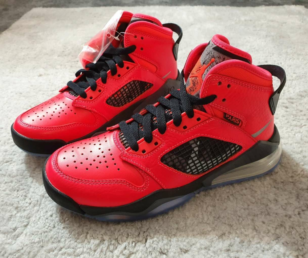 air jordan mars 270 红黑大巴黎 开箱