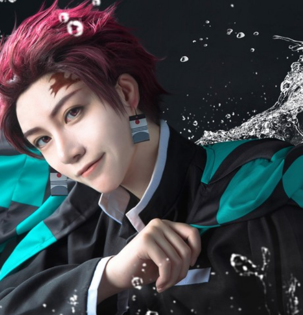 鬼灭之刃灶门炭治郎cosplay我至今为止都做的很棒