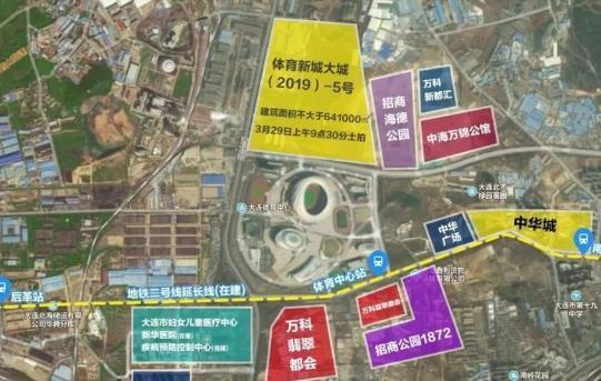 大连体育新城规划2所小学或2020年开工 3所中学正在解决征地动迁工作