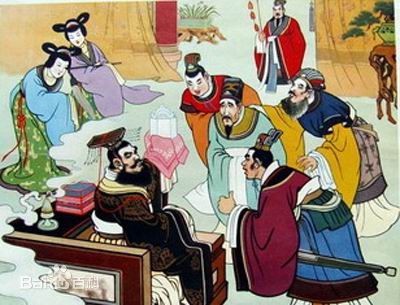 西汉末年,王莽篡位,派人找太皇太后王政君要传国玉玺,王太后怒斥王莽