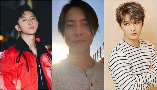 山下智久 韩庚 金在中合体拍写真 路透照曝光网赞 根本神仙组合 腾讯新闻