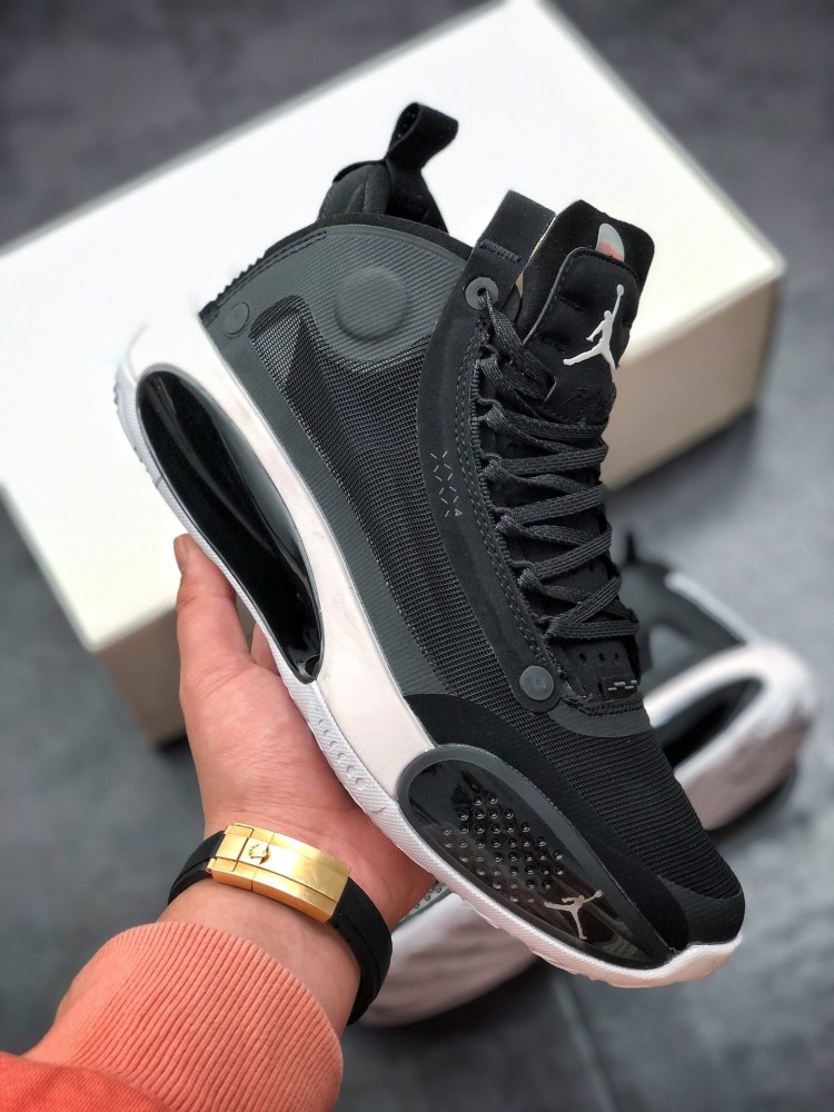 airjordan34日全食配色开箱测评开窗气垫容易被割破吗