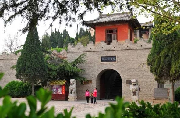航拍永济杨贵妃故里再现杨贵妃的香踪芳迹