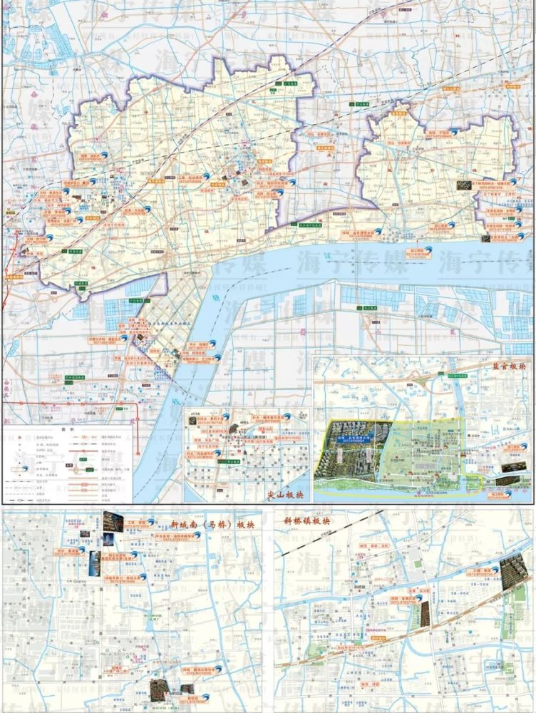 2019海宁市楼盘示意图出炉学区配套还有重磅消息传来