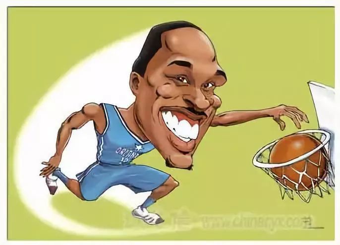 nba明星德怀特·霍华德漫像