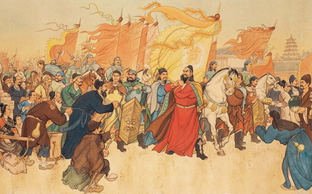 黄巢撤出长安时,手下尚有兵马数十万人,所以当秦宗权奉命进行围剿时