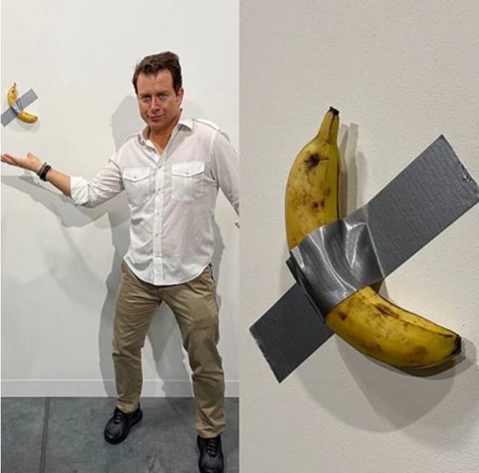 那个卖12万美金的香蕉被吃掉了!