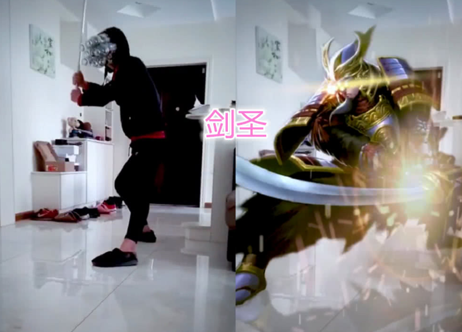 英雄联盟cos大片:瑞兹的背包,剑圣的矿泉水瓶,网友:"精髓"呀!