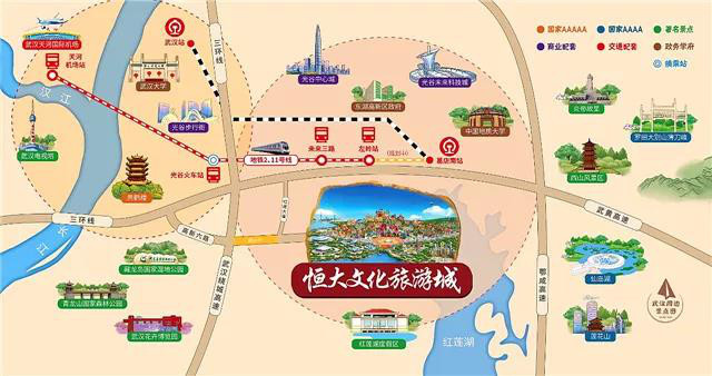 如何掘金光谷东这次得看武汉恒大文化旅游城了