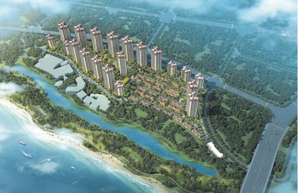 海岸旅游景区开发商:钦州市碧桂园海豚湾房地产开发有限公司楼盘规模