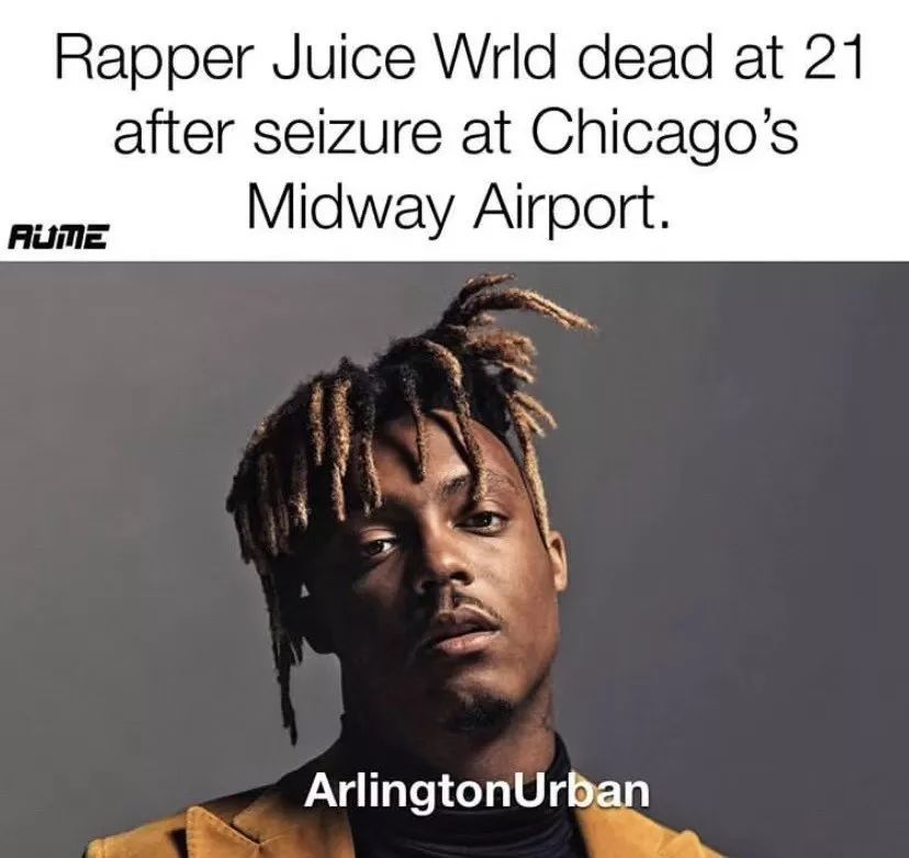 年轻的melodicrap人才juicewrld不幸逝世