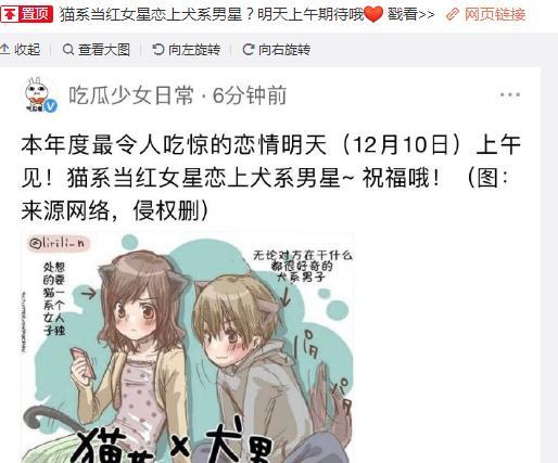 猫系当红女星犬系男星恋情将曝光 网友凭三大理由猜测杨幂魏大勋 腾讯新闻