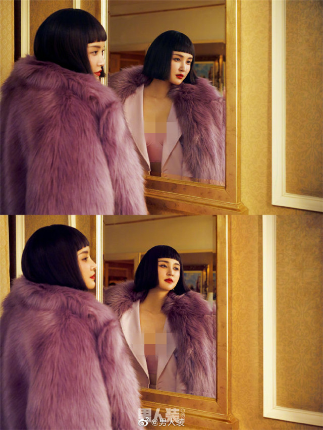 辣妈张歆艺登上男人装封面大秀性感身材