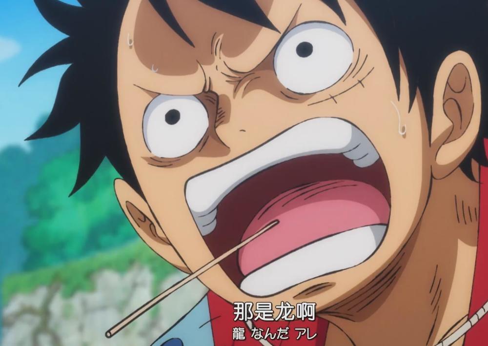 航海王草帽团首次见到魔龙凯多的表情娜美这眼神太真实了