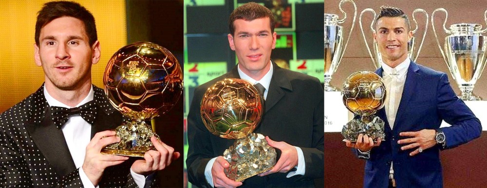 在今天的采访中,记者把这个问题丢给了齐达内,问他属于"哪一个金球"