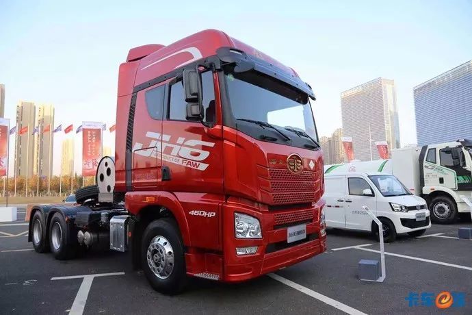 一汽解放jk6载货车首发!lng搅拌车,燃料电池车已上线!