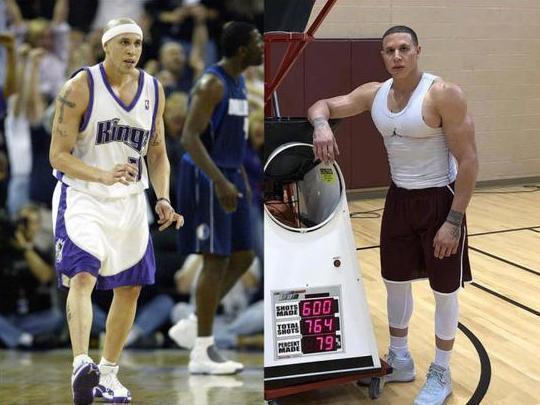 从前的毕比就很喜欢健身,只是作为运动员,过度发达的肌肉会影响赛场