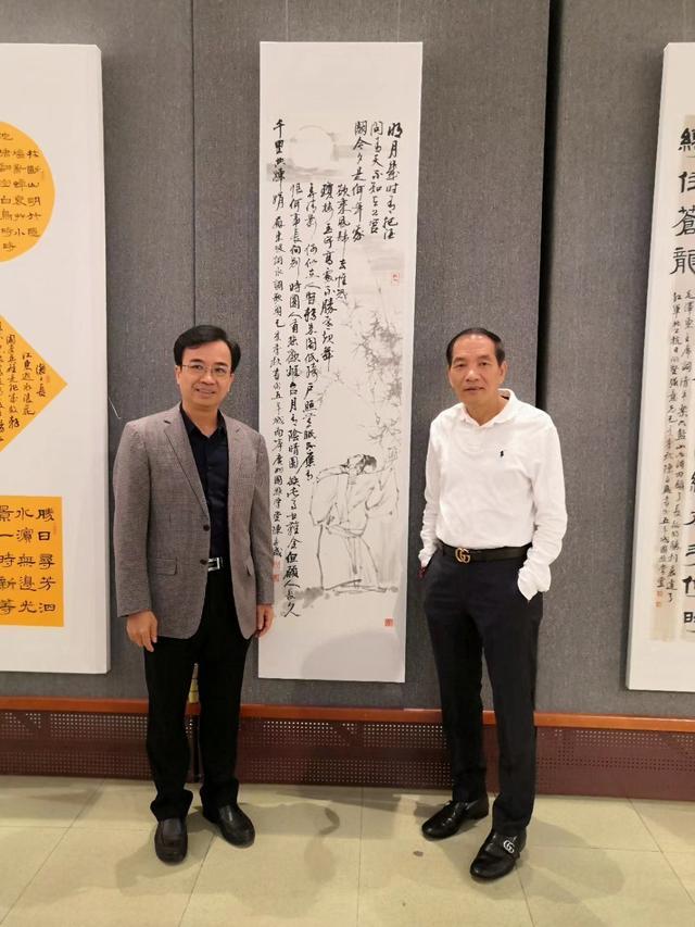 展讯墨缘五友陈春盛袁动群李文辉陈立华陈启成书法展