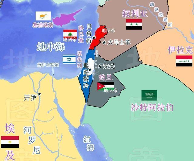 以色列地理位置