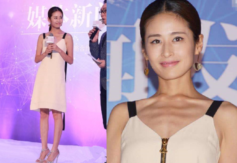 颖儿对自己好狠,露胃裙下排骨胸比锁骨还明显,这么瘦真的美吗?