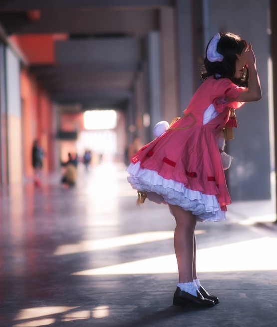 《东方project》因幡帝cosplay,地上兔的领袖